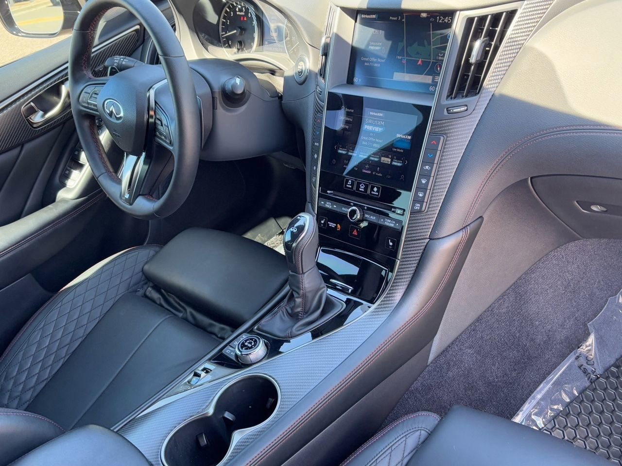 Certified 2023 INFINITI Q50 Red Sport 400 w/ Black Opal Edition image 9