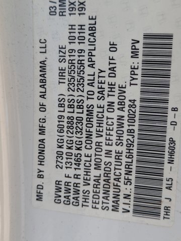 Used 2018 Honda Odyssey Elite image 16