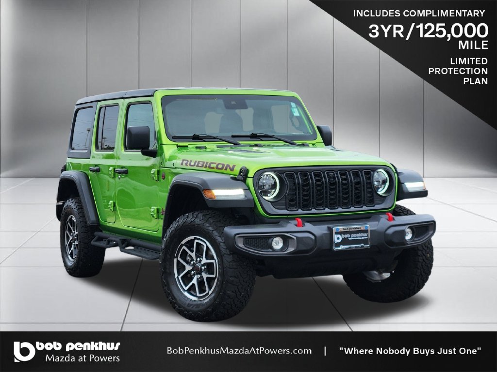 Used 2025 Jeep Wrangler Unlimited Rubicon w/ Safety Group AWD/4WD 360° Tour