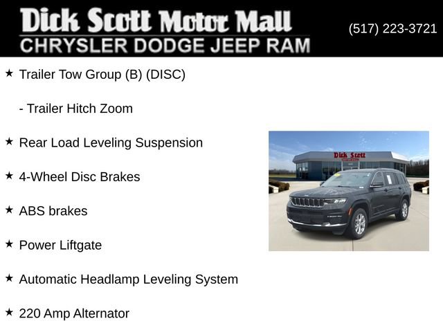 Used 2023 Jeep Grand Cherokee L Limited w/ Trailer Tow Group (B) AWD/4WD image 24
