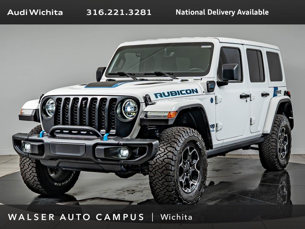 Used 2021 Jeep Wrangler Unlimited Rubicon 4xe w/ Steel Bumper Group