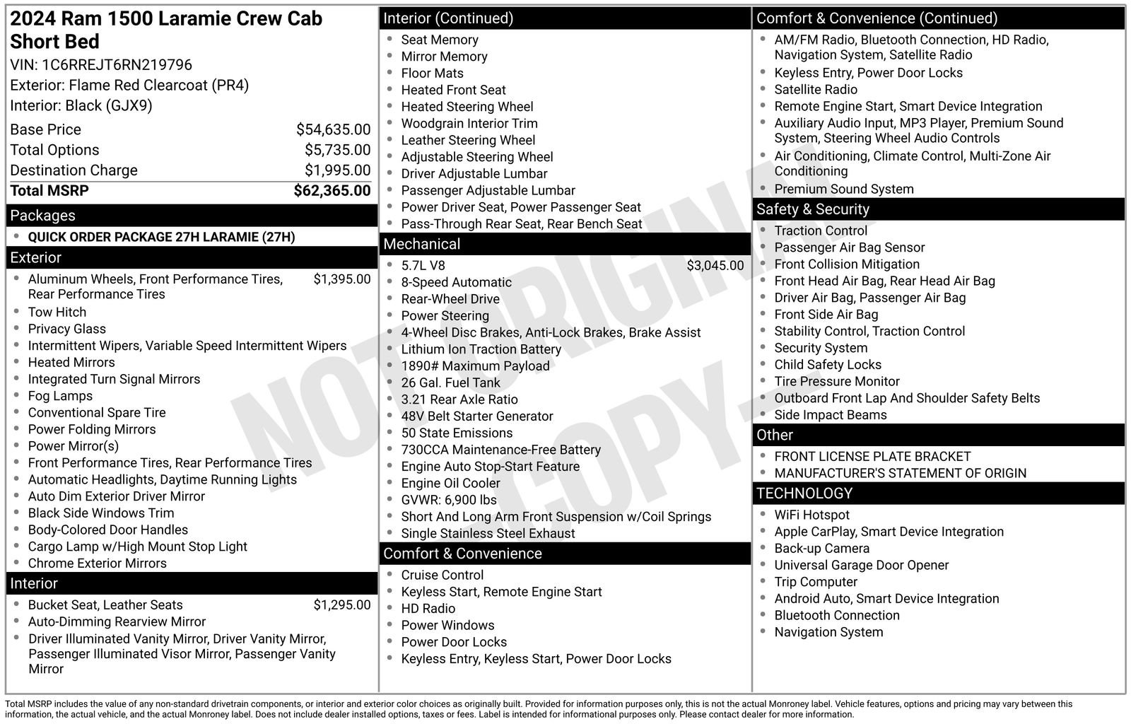 Used 2024 RAM 1500 Laramie image 37