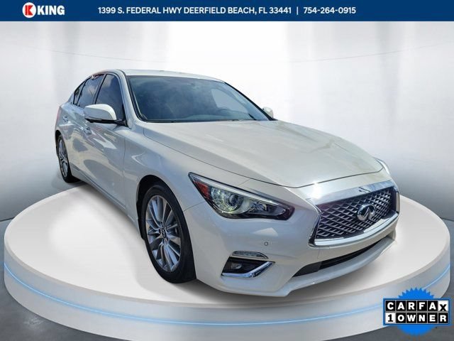 Used 2024 INFINITI Q50 Luxe w/ Cargo Package