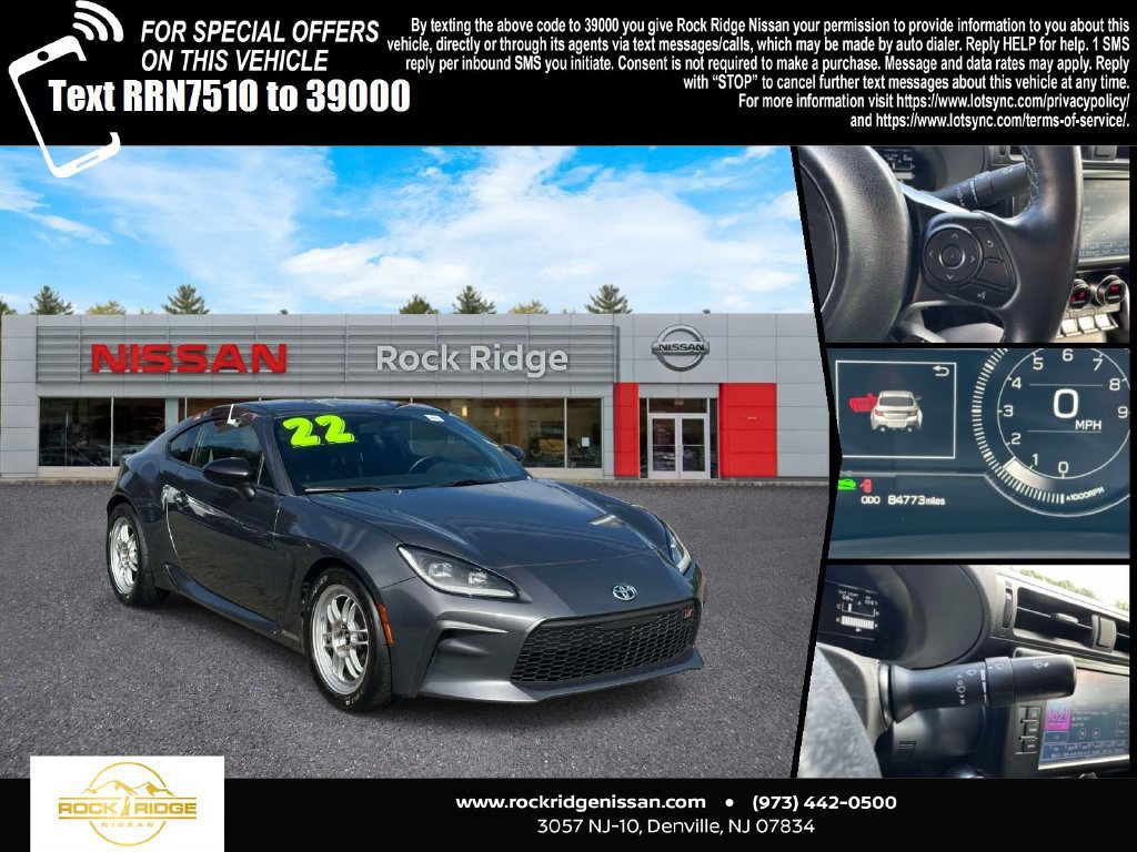 Used 2022 Toyota GR86 Premium w/ ALL Weather Mat Package (TMS) RWD image 1