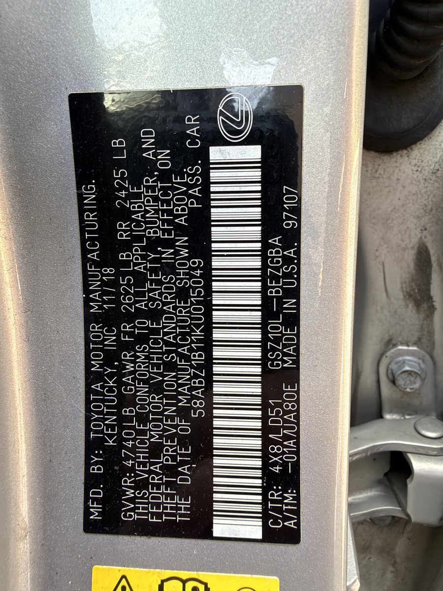 Used 2019 Lexus ES 350 w/ Premium Package FWD image 33
