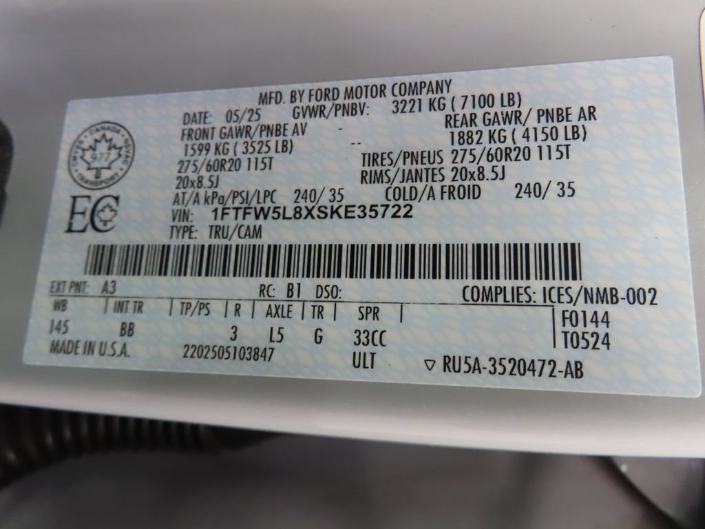 Used 2025 Ford F150 Lariat AWD/4WD image 63