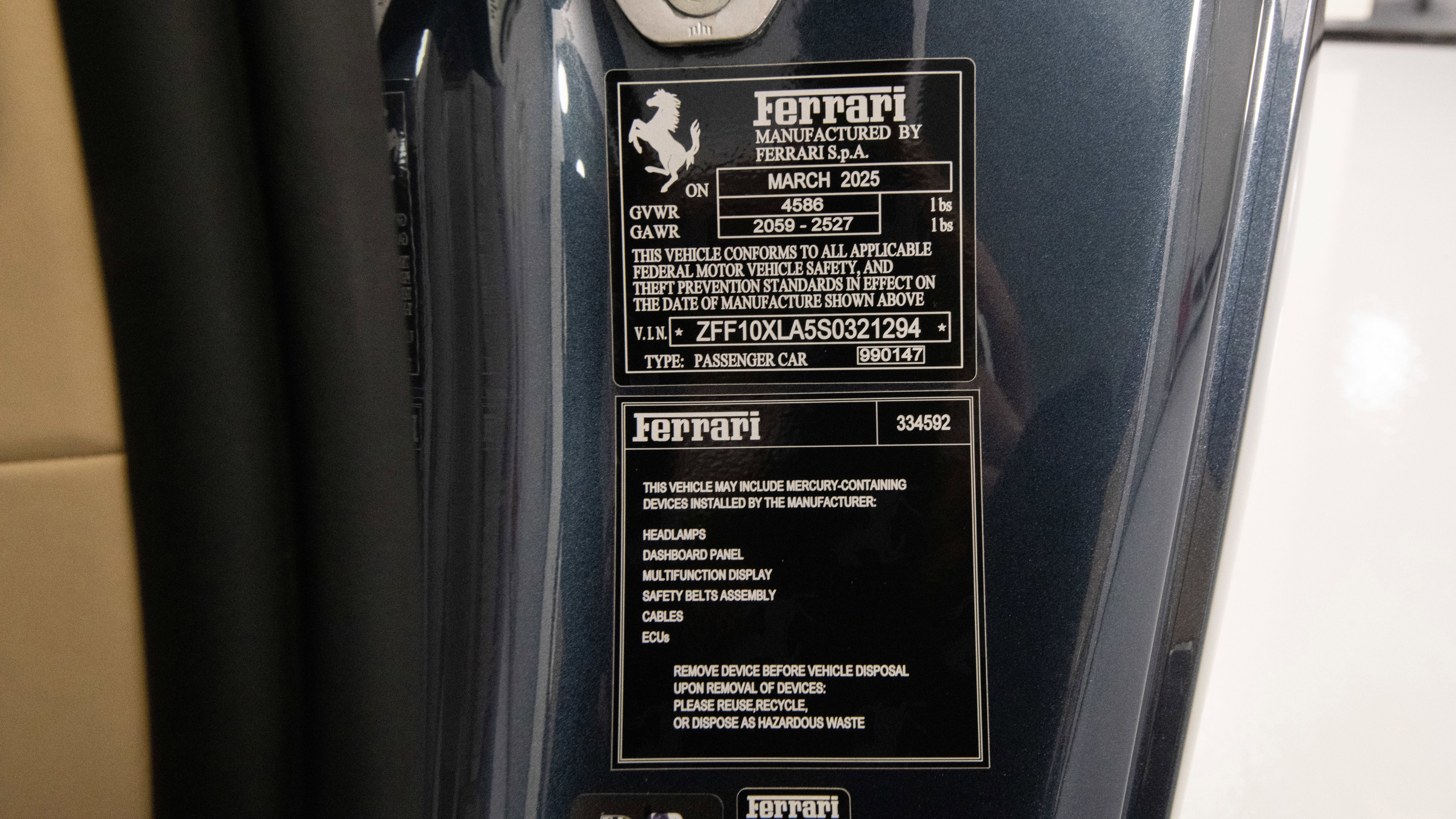 Certified 2025 Ferrari 12Cilindri image 37