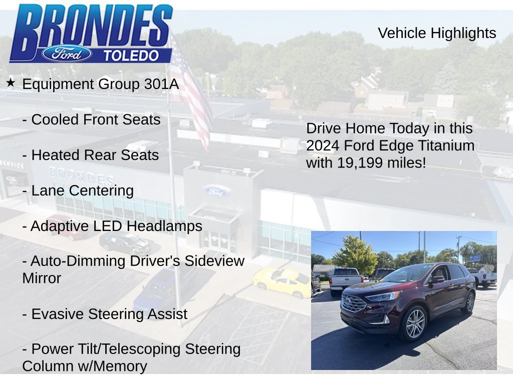 Used 2024 Ford Edge Titanium w/ Equipment Group 301A AWD/4WD image 12
