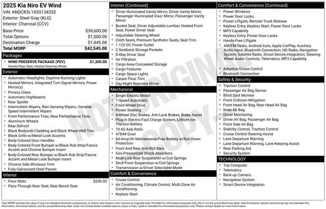 Used 2025 Kia Niro Wind w/ Wind Preserve Package FWD image 44