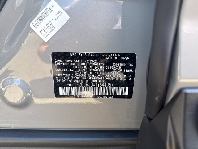 New 2026 Subaru Outback Touring XT AWD/4WD image 19