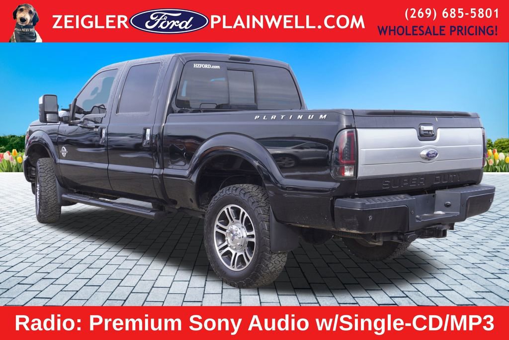 Used 2016 Ford F350 Platinum w/ Snow Plow Prep Package AWD/4WD image 3
