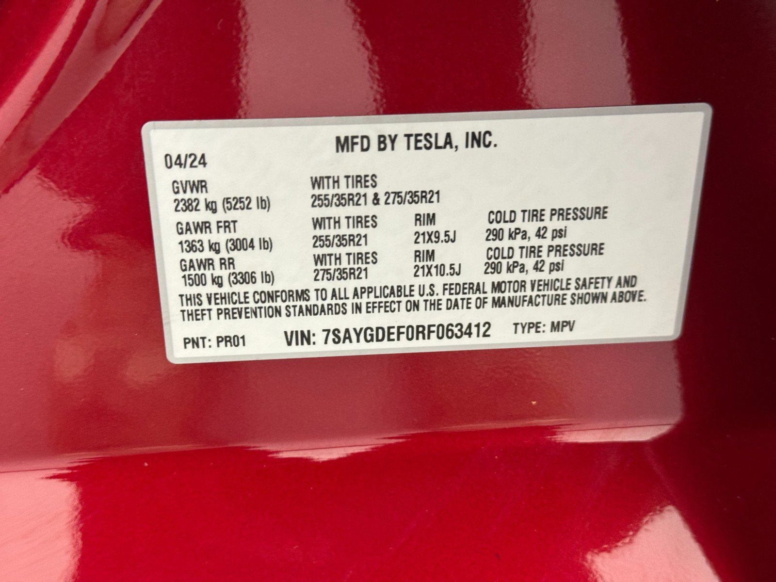 Used 2024 Tesla Model Y Performance image 47