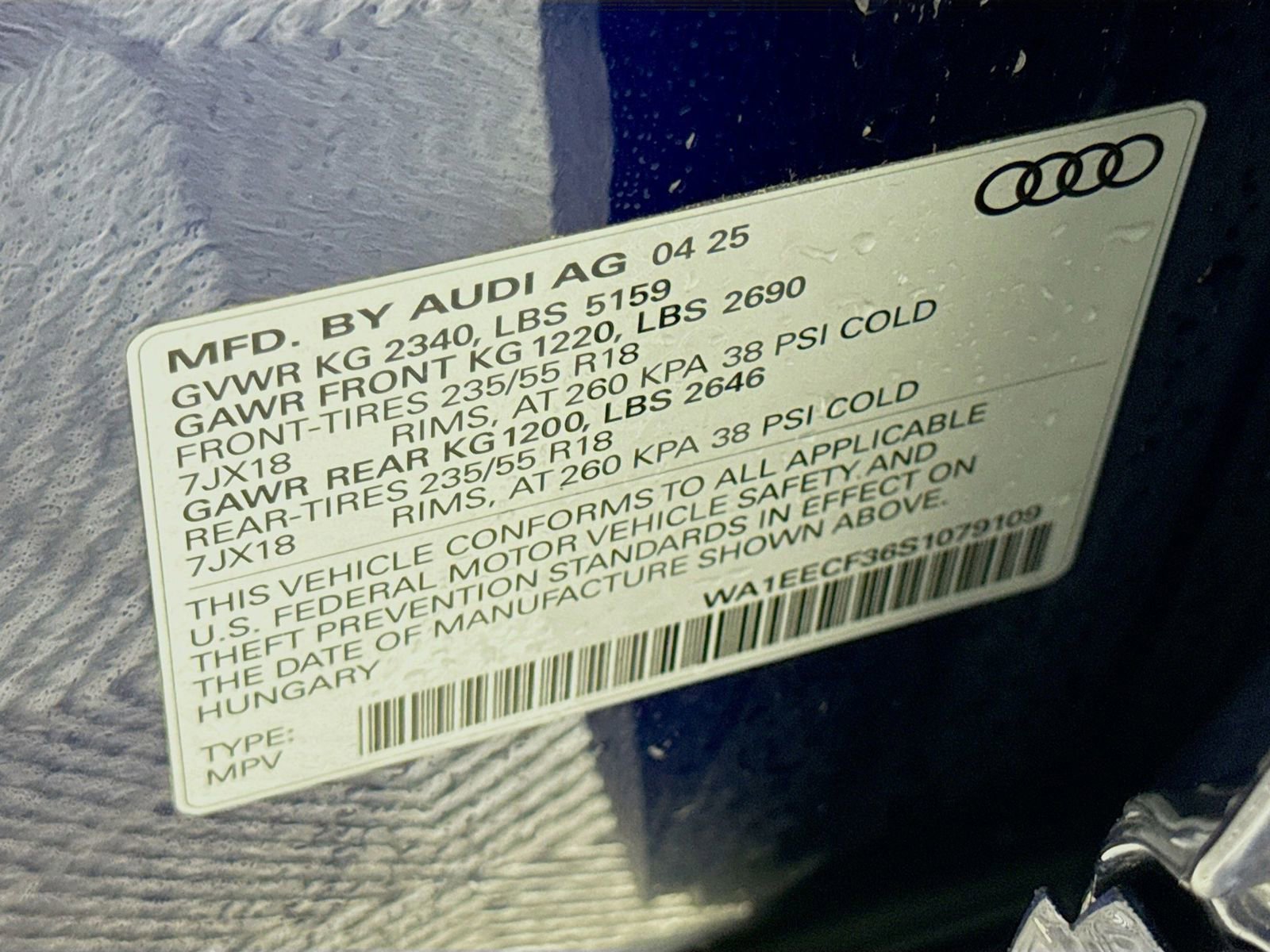 Certified 2025 Audi Q3 2.0T Premium Plus w/ Premium Plus Package image 33