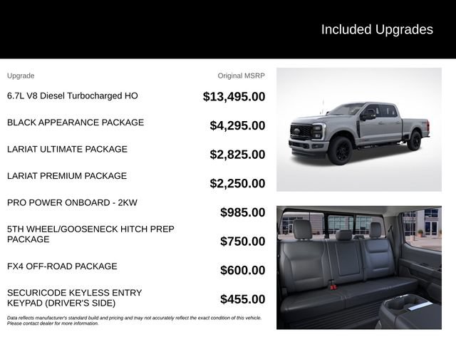 New 2026 Ford F350 Lariat w/ Black Appearance Package AWD/4WD image 5