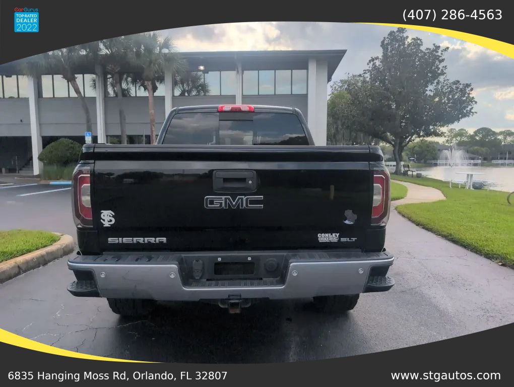 Used 2018 GMC Sierra 1500 SLT w/ Enhanced Driver Alert Package RWD image 4