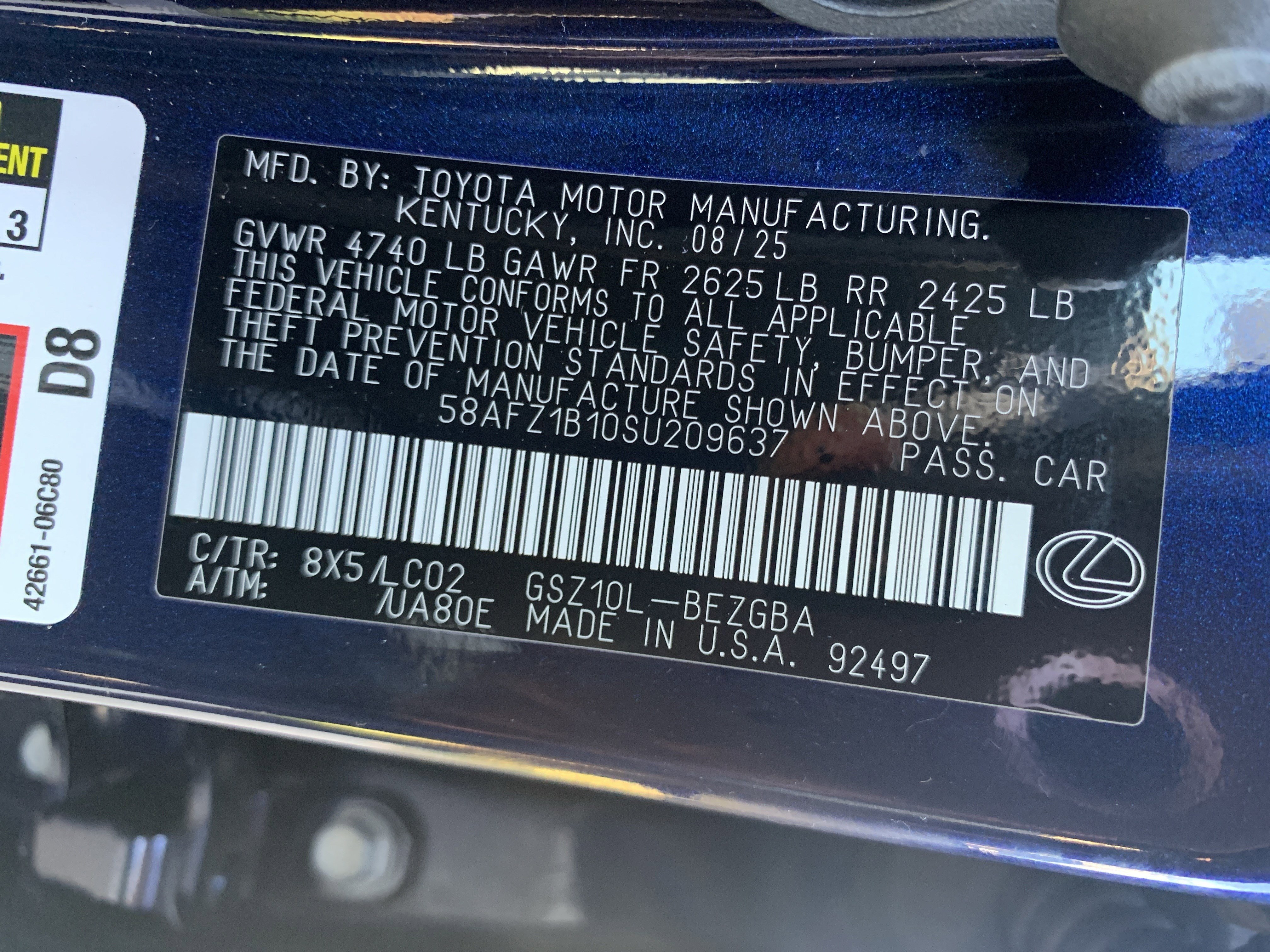 Used 2025 Lexus ES 350 Ultra Luxury image 36