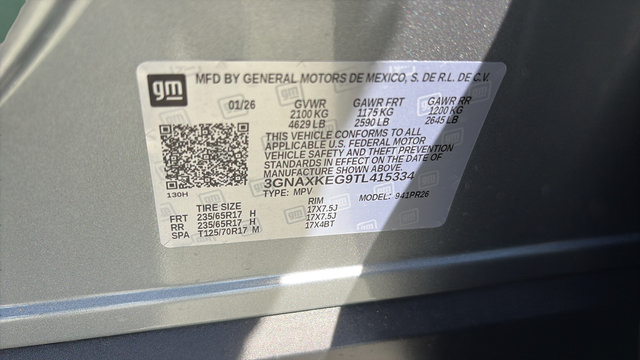 Used 2026 Chevrolet Equinox ACTIV w/ Convenience Package III FWD image 20