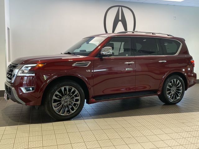 Used 2022 Nissan Armada Platinum w/ Captain's Chairs Package RWD image 3