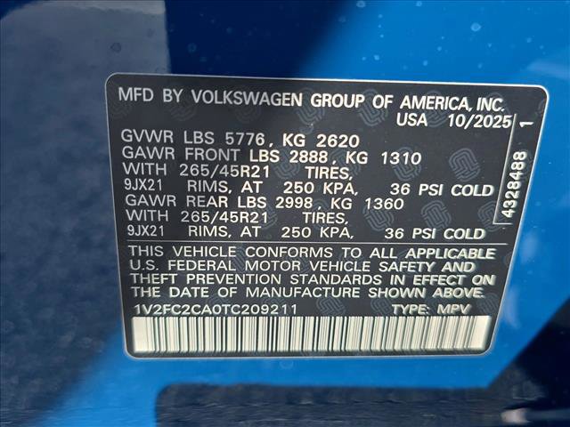 New 2026 Volkswagen Atlas Cross Sport SEL Premium R-Line image 17