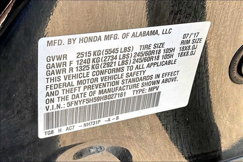 Used 2017 Honda Pilot EX-L image 17