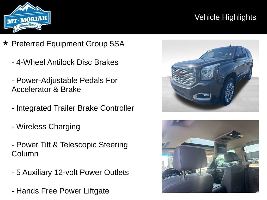 Used 2018 GMC Yukon Denali w/ Open Road Package image 8