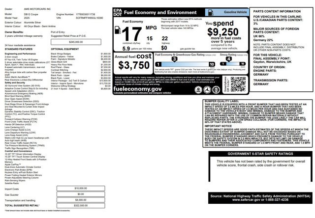 New 2025 Aston Martin DB12 Coupe image 23
