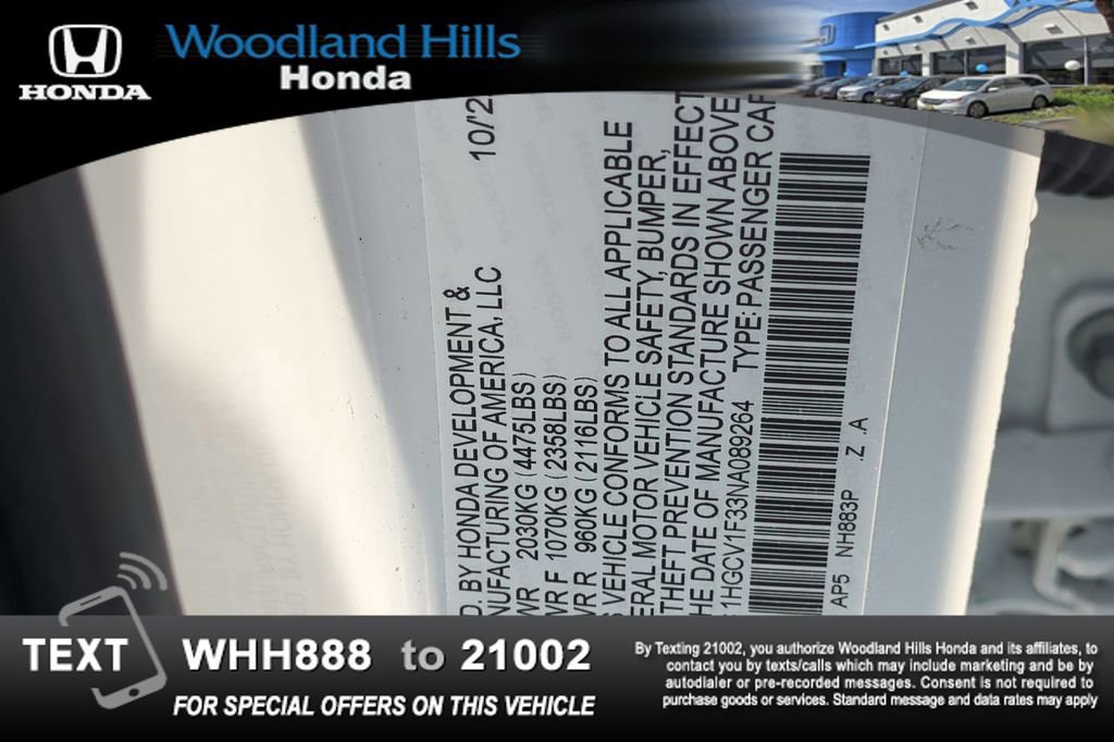 Certified 2022 Honda Accord Sport image 26