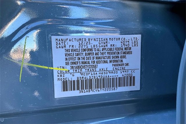 New 2026 Nissan Sentra SV image 13