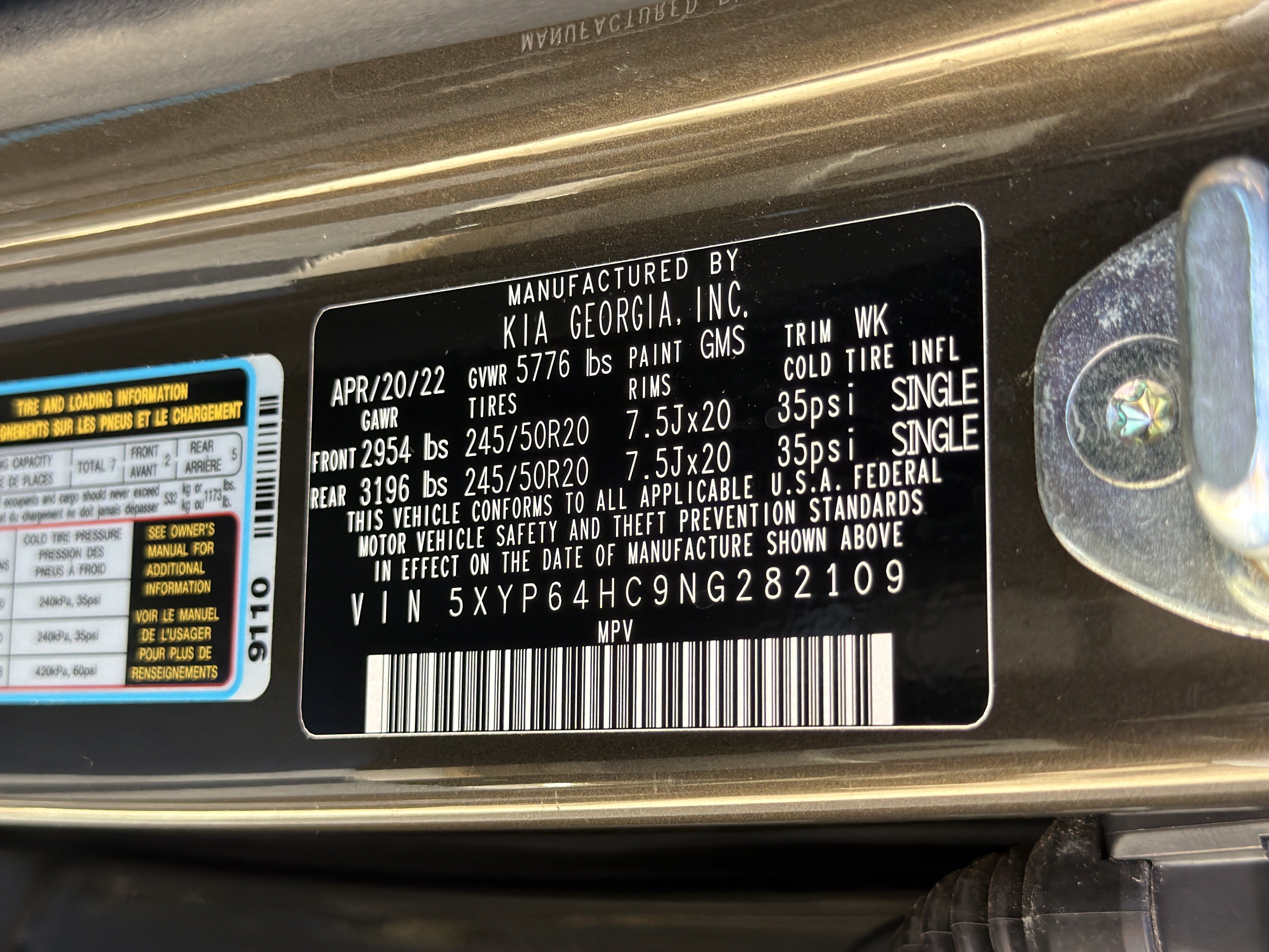 Used 2022 Kia Telluride S FWD image 32