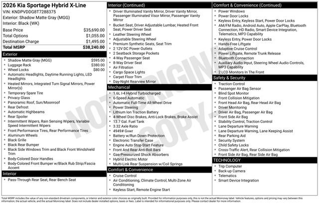 Certified 2026 Kia Sportage X-Line AWD/4WD image 10
