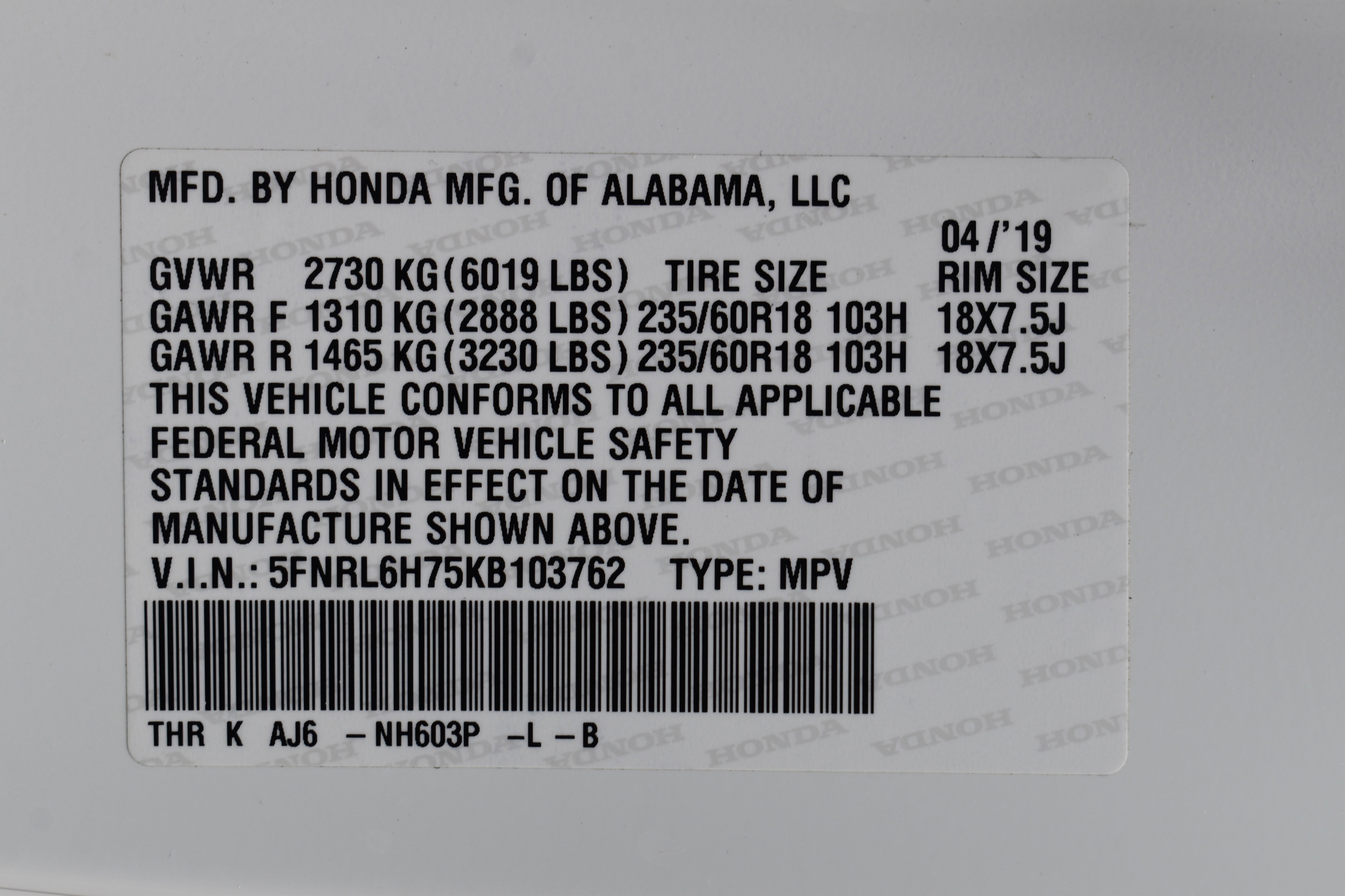 Used 2019 Honda Odyssey EX-L image 43