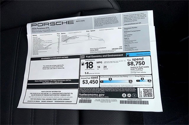 New 2026 Porsche Panamera GTS image 40