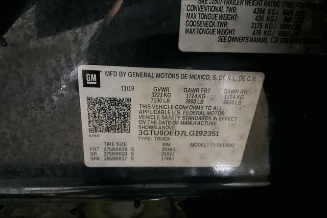Used 2020 GMC Sierra 1500 SLT w/ SLT Premium Plus Package AWD/4WD image 31