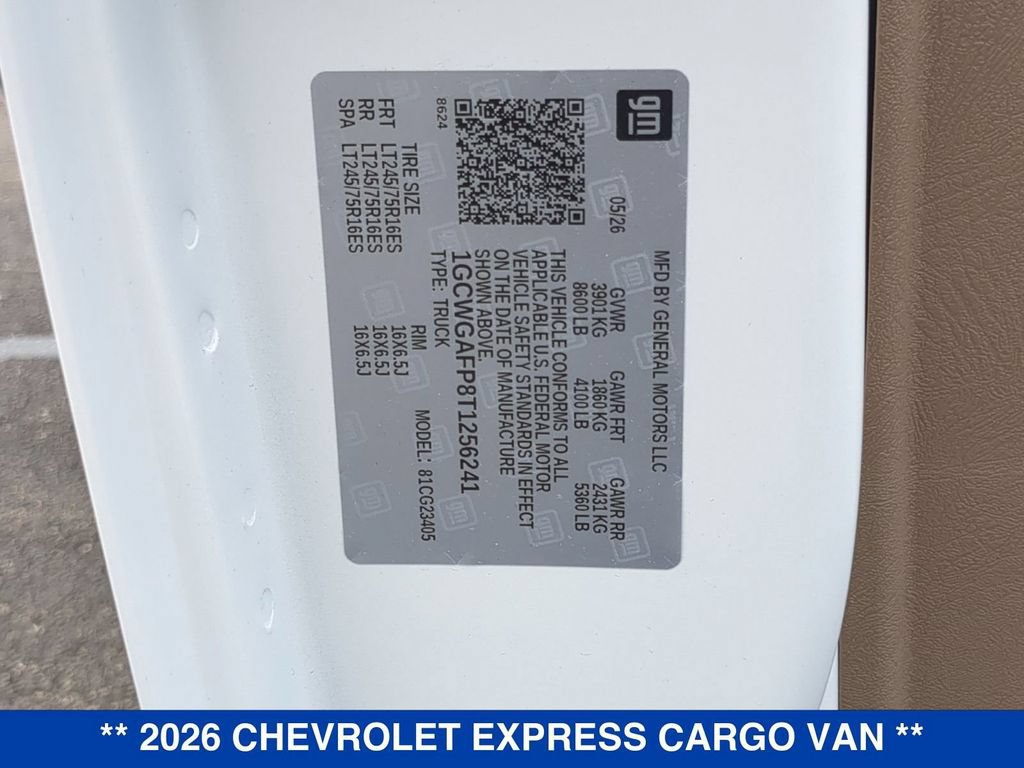 New 2026 Chevrolet Express 2500 w/ Driver Convenience Package RWD image 23