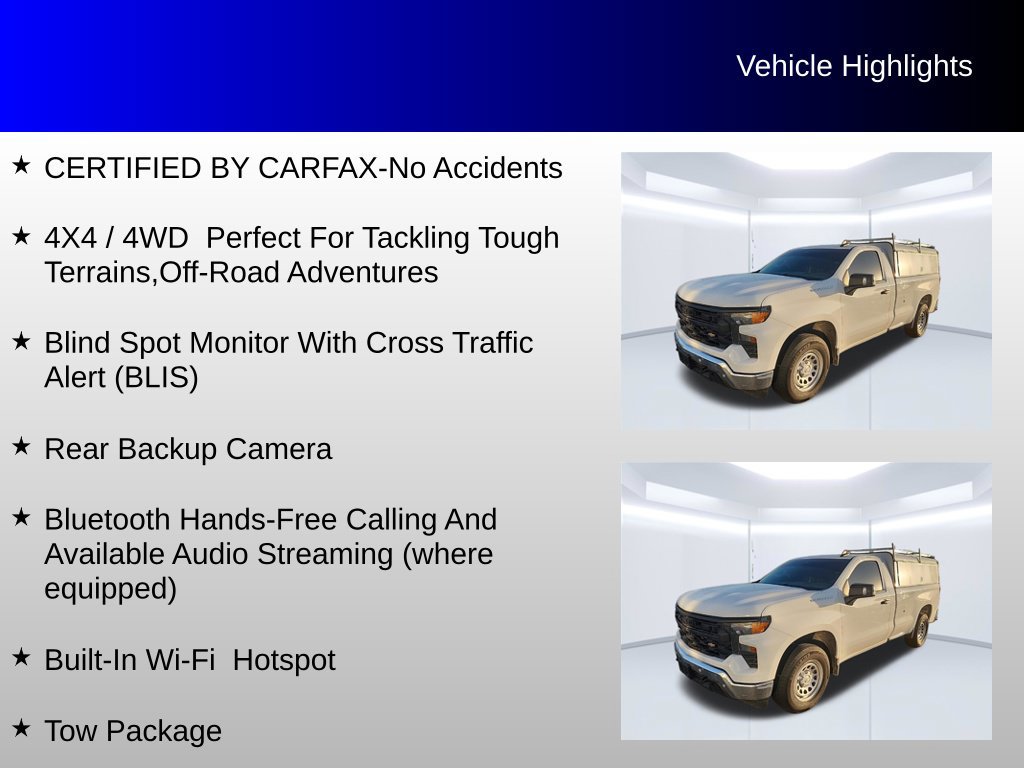 Used 2024 Chevrolet Silverado 1500 W/T w/ WT Value Package AWD/4WD image 4