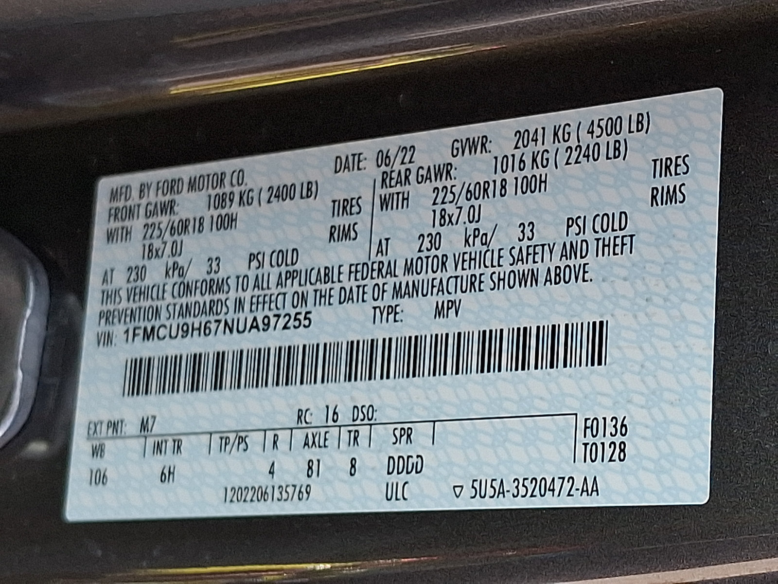 Used 2022 Ford Escape SEL AWD/4WD image 28