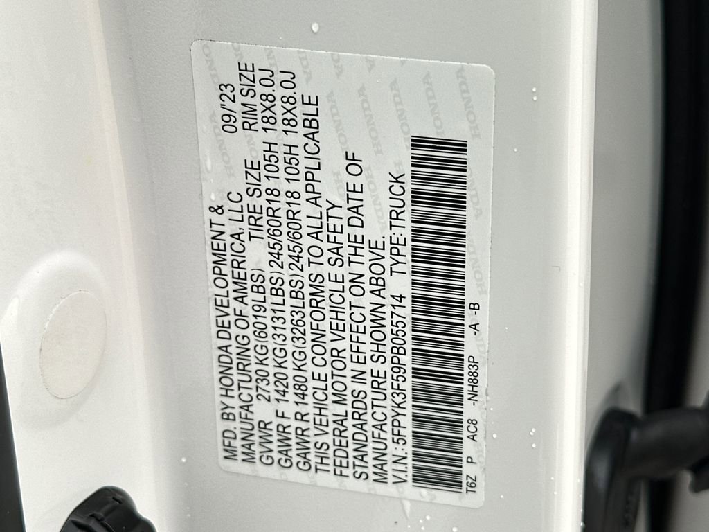 Used 2023 Honda Ridgeline RTL image 37