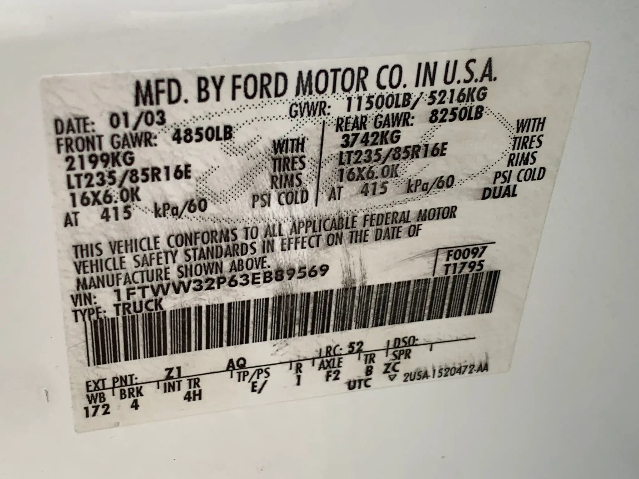 Used 2003 Ford F350 2WD Crew Cab DRW Super Duty image 46
