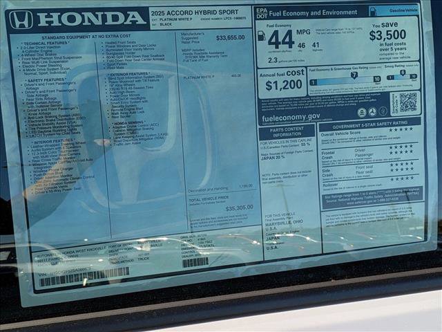 New 2025 Honda Accord Sport image 17