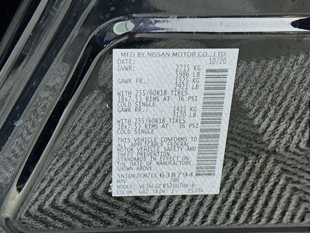 Certified 2020 Nissan Pathfinder SL AWD/4WD image 40