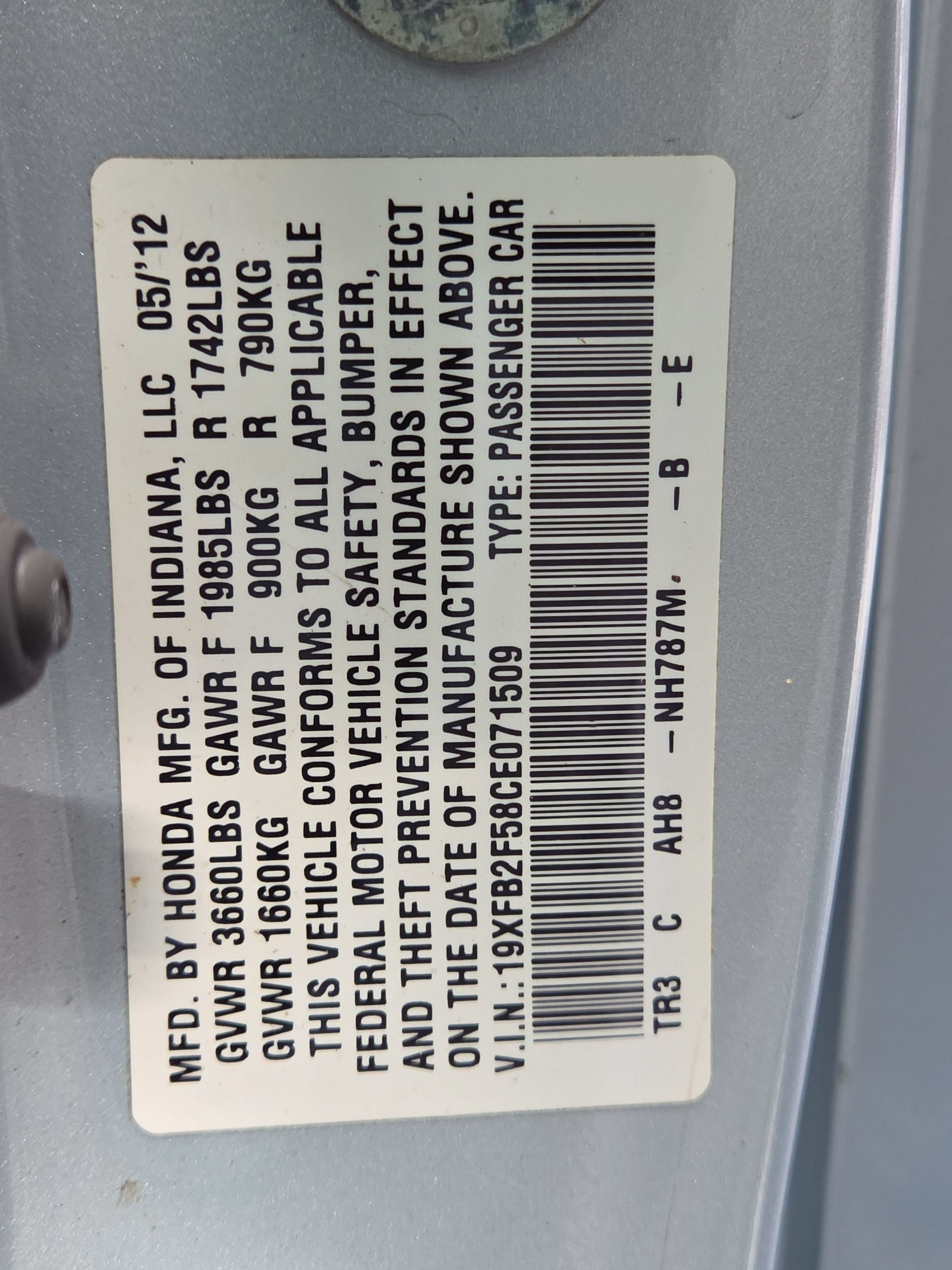Used 2012 Honda Civic LX image 31