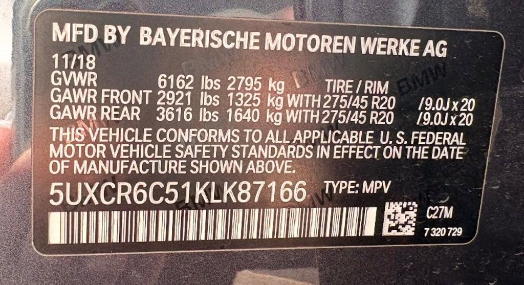 Used 2019 BMW X5 xDrive40i w/ Convenience Package image 43