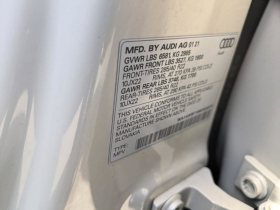 Used 2021 Audi SQ8 Premium Plus w/ SQ8 Black Optic Package image 42