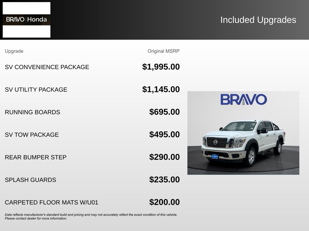 Used 2018 Nissan Titan SV w/ SV Convenience Package AWD/4WD image 5