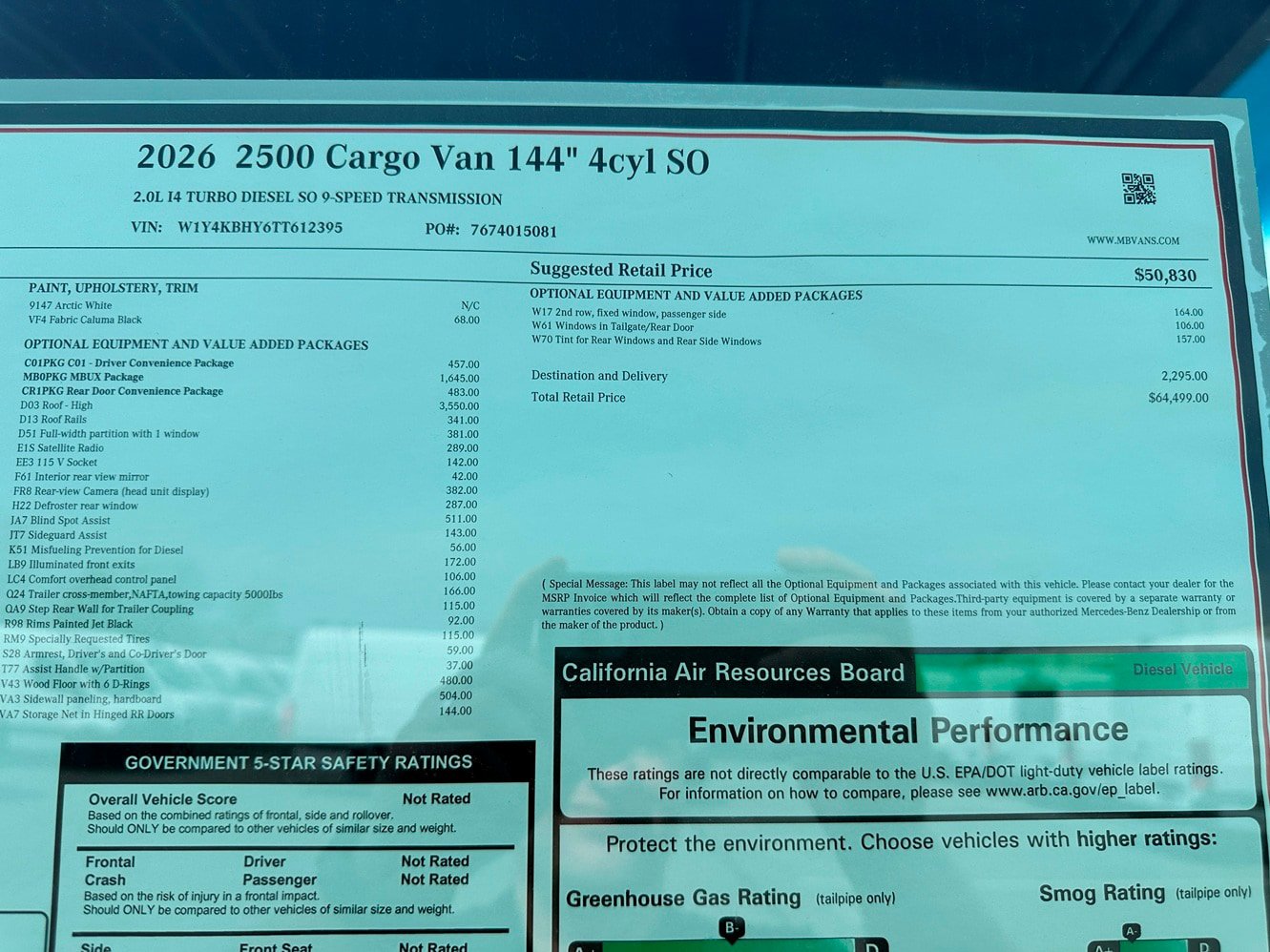 New 2026 Mercedes-Benz Sprinter 2500 image 25