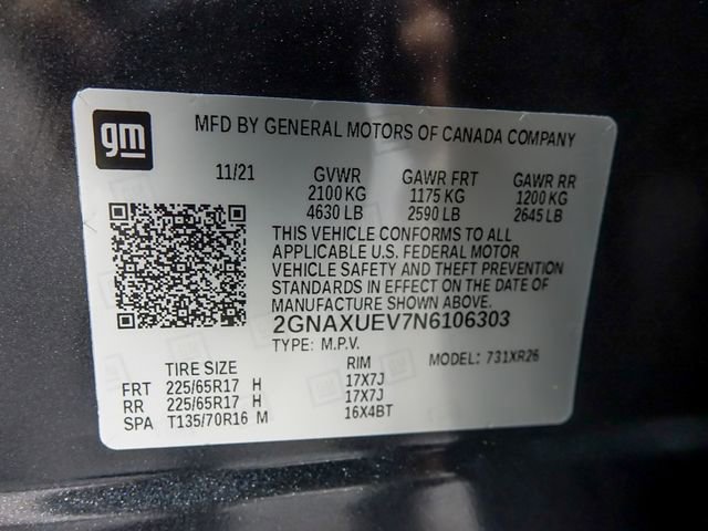 Certified 2022 Chevrolet Equinox LT image 34