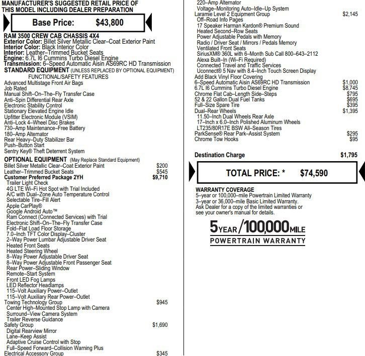 Used 2022 RAM 3500 Laramie AWD/4WD image 2