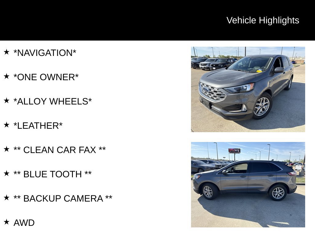 Used 2022 Ford Edge SEL w/ Convenience Package AWD/4WD image 4