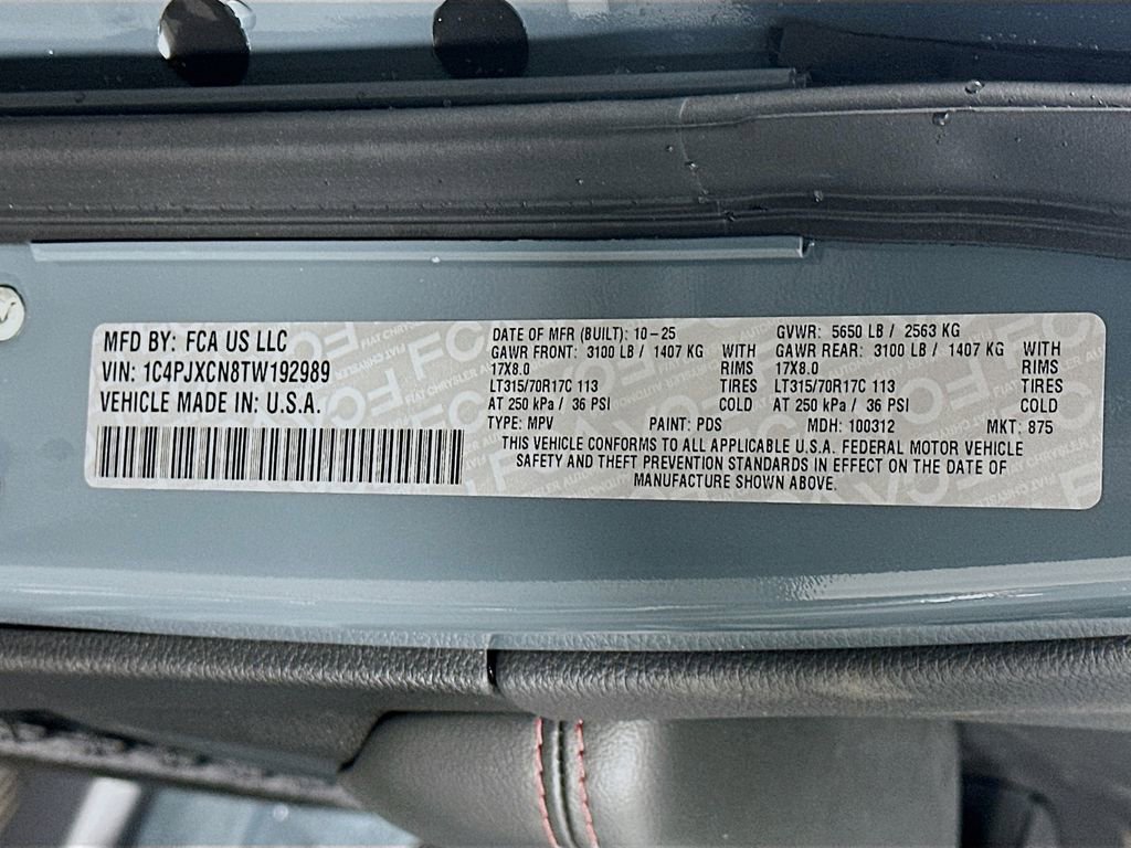 New 2026 Jeep Wrangler Rubicon AWD/4WD image 18