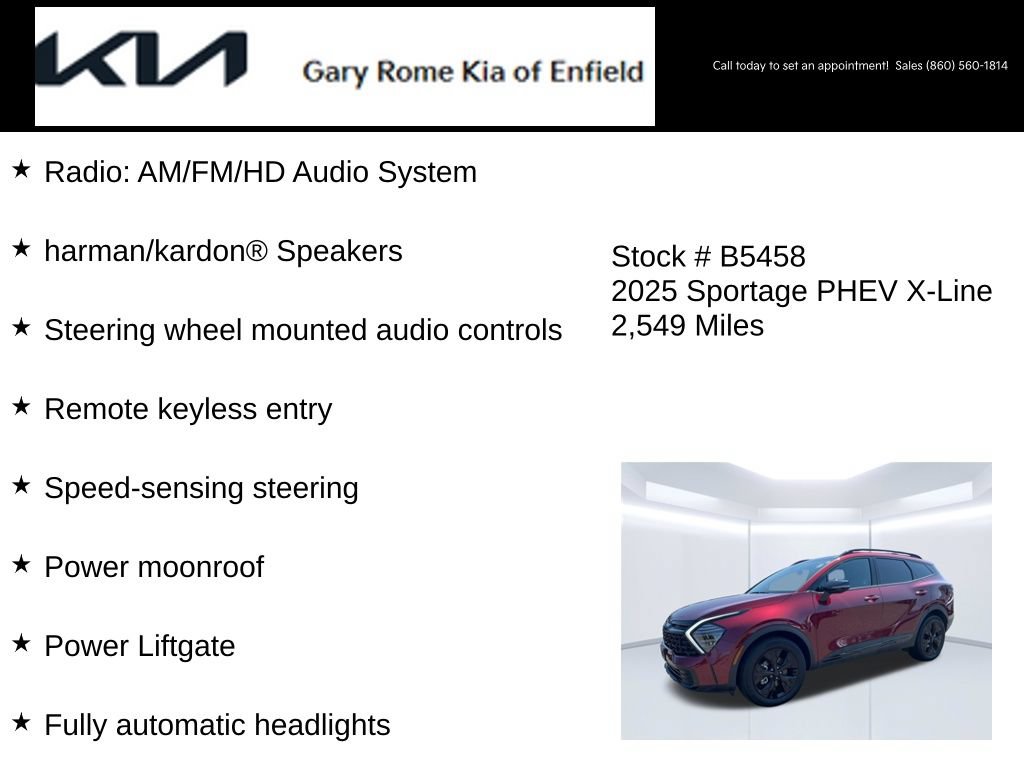 Certified 2025 Kia Sportage X-Line AWD/4WD image 14